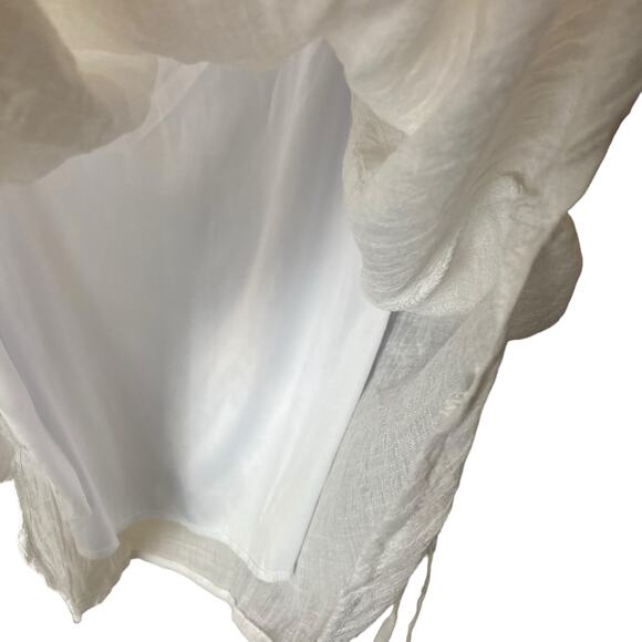 New York & Company Beach Swim‎ Cover White Size XXL - Picture 8 of 10